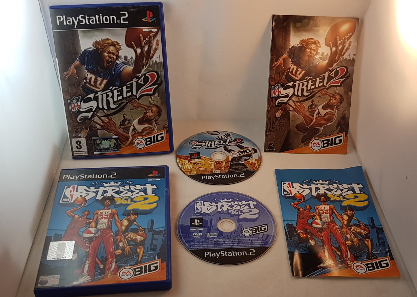 NBA & NFL Street 2 Bundle Sony Playstation 2 (PS2) Game