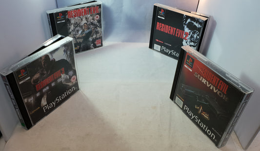 Resident Evil 1,2,3 & Survivor Bundle (Sony Playstation 1) Game