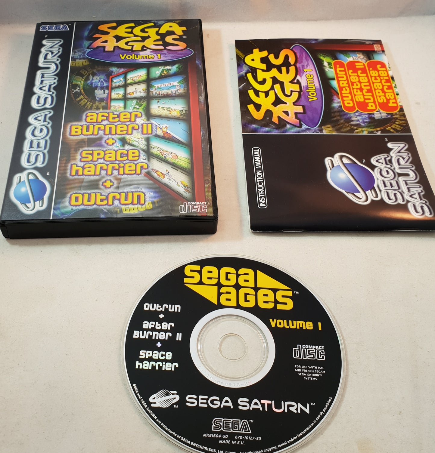 Sega Ages Volume 1 Sega Saturn Game