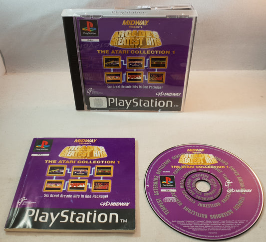 Arcade's Greatest Hits the Atari Collection 1 Sony Playstation 1 (PS1) Game