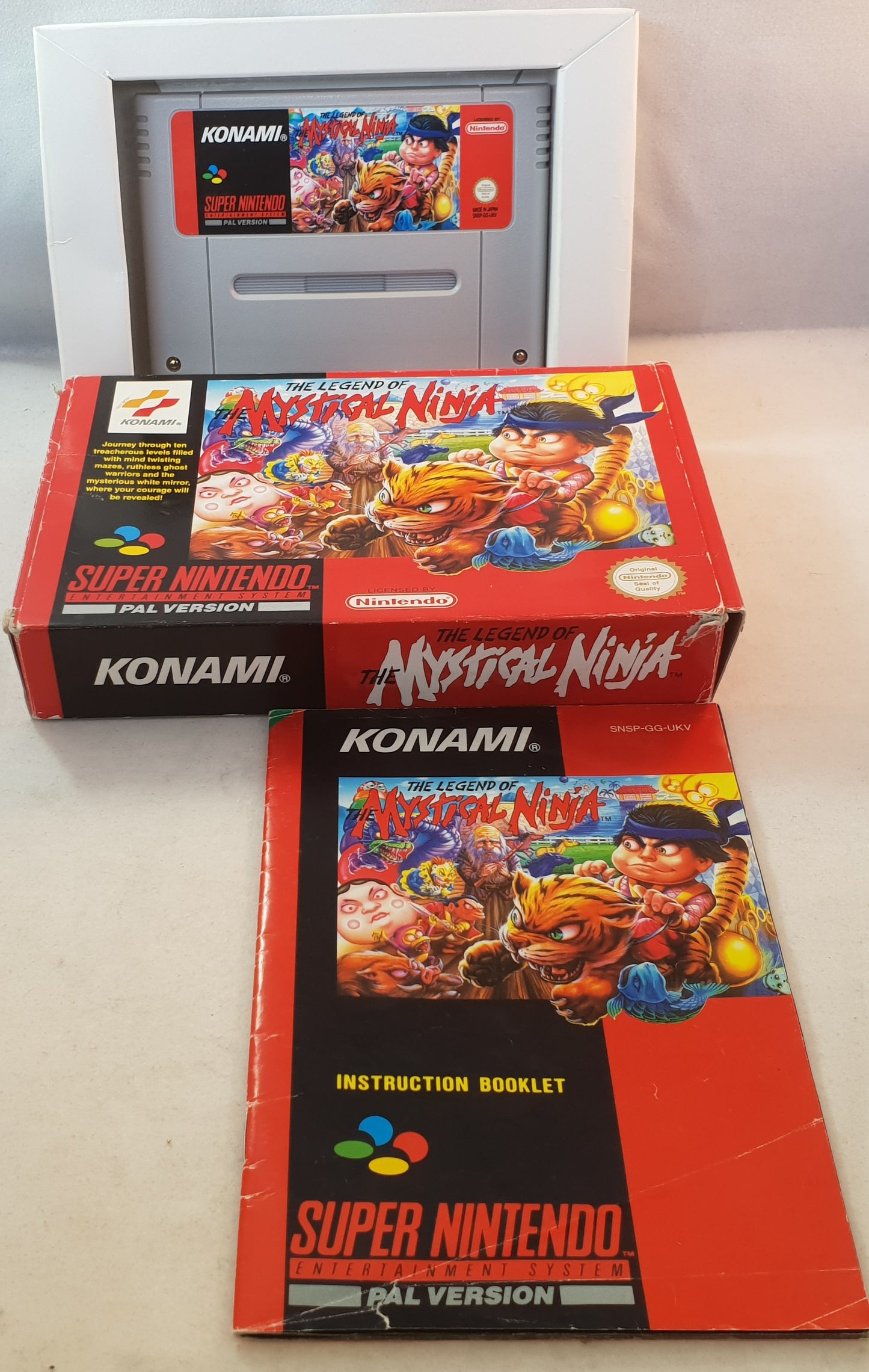 The Legend of the Mystical Ninja Super Nintendo (SNES) RARE Game