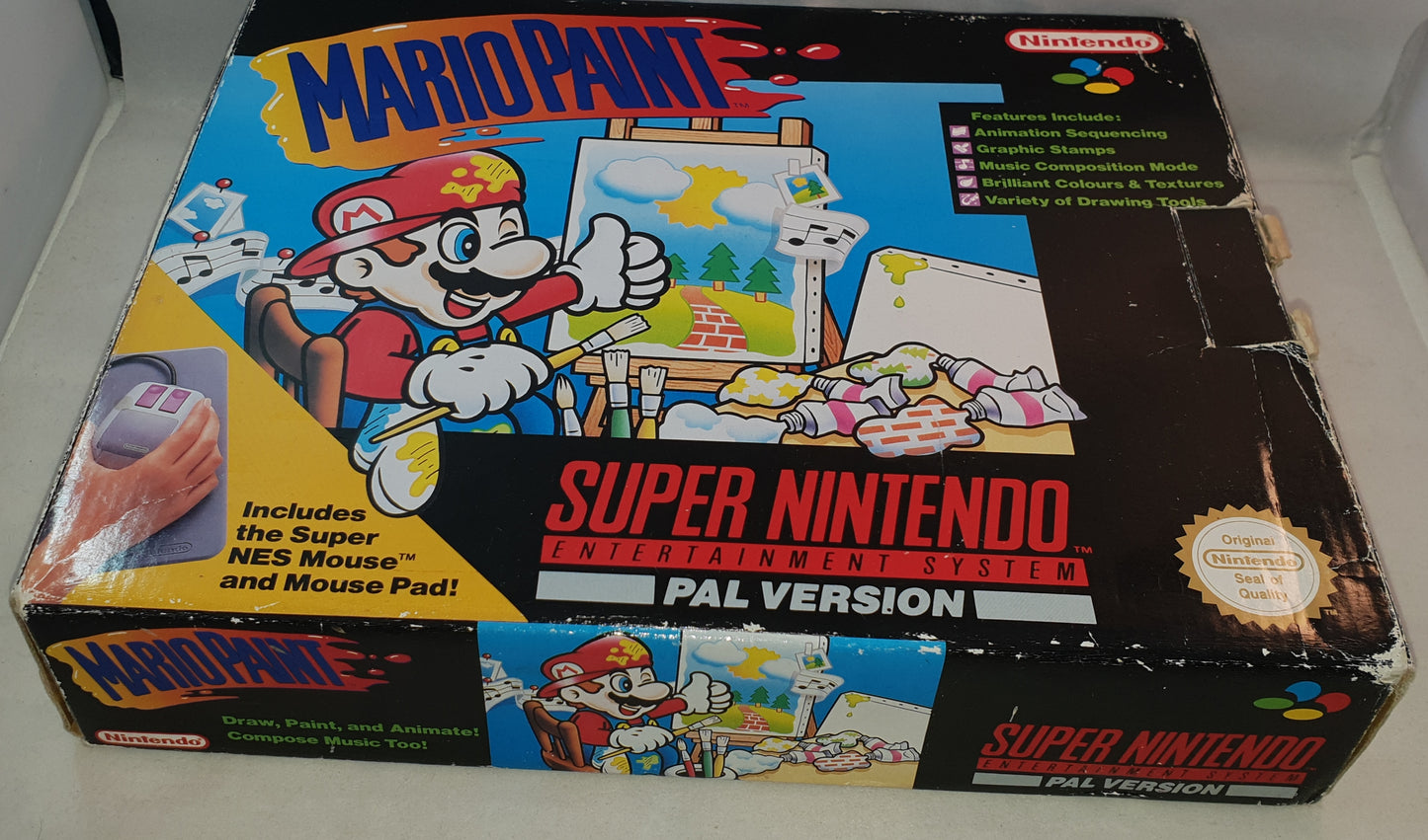 Mario Paint Super Nintendo (SNES) Game