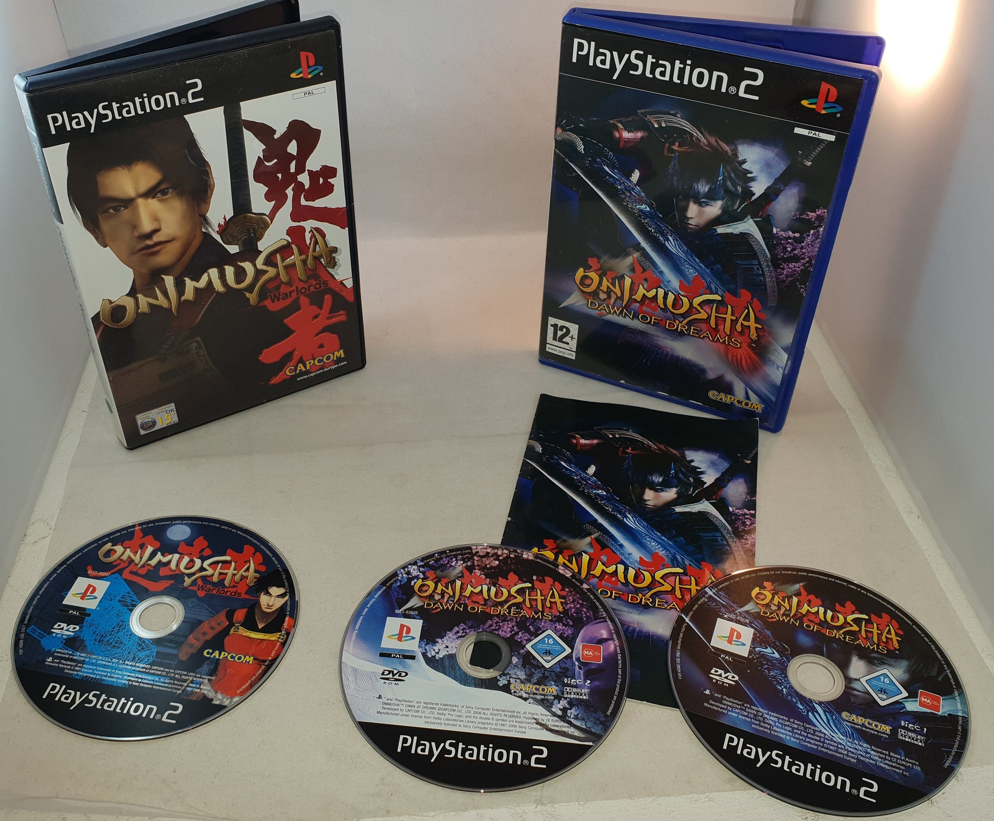 Onimusha x 4 Sony Playstation 2 (PS2) Game Bundle – Retro Gamer Heaven