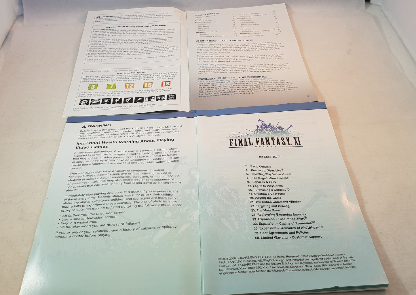 Final Fantasy XI & XIII Microsoft Xbox 360 Game Bundle
