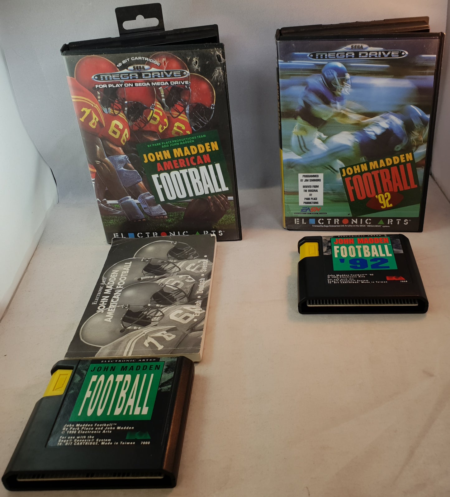 John Madden American Football & John Madden Football 92 Sega Mega Drive Game Bundle
