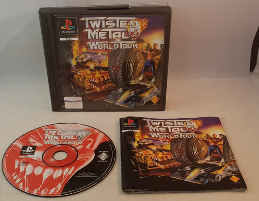 Twisted Metal World Tour PS1 (Sony Playstation 1) game