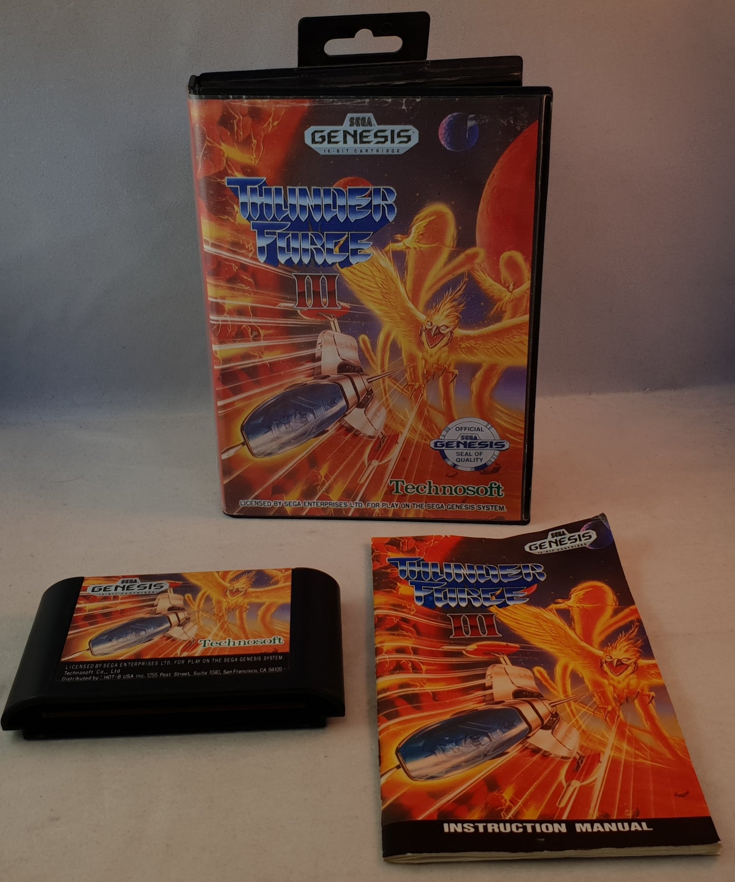 Thunder Force III Sega Genesis/Mega Drive RARE Game