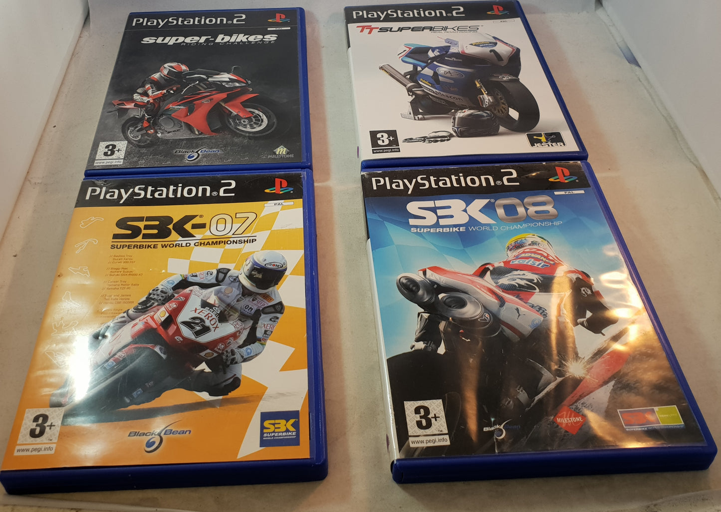 Super Bike X 4 Sony Playstation 2 (PS2) Game Bundle