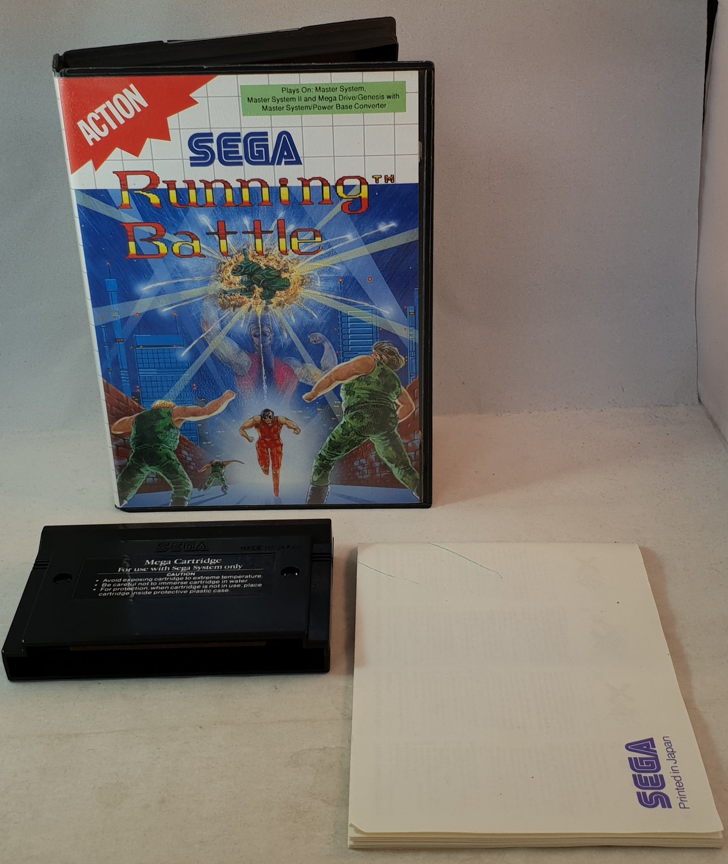 Running Battle Sega Master System Game