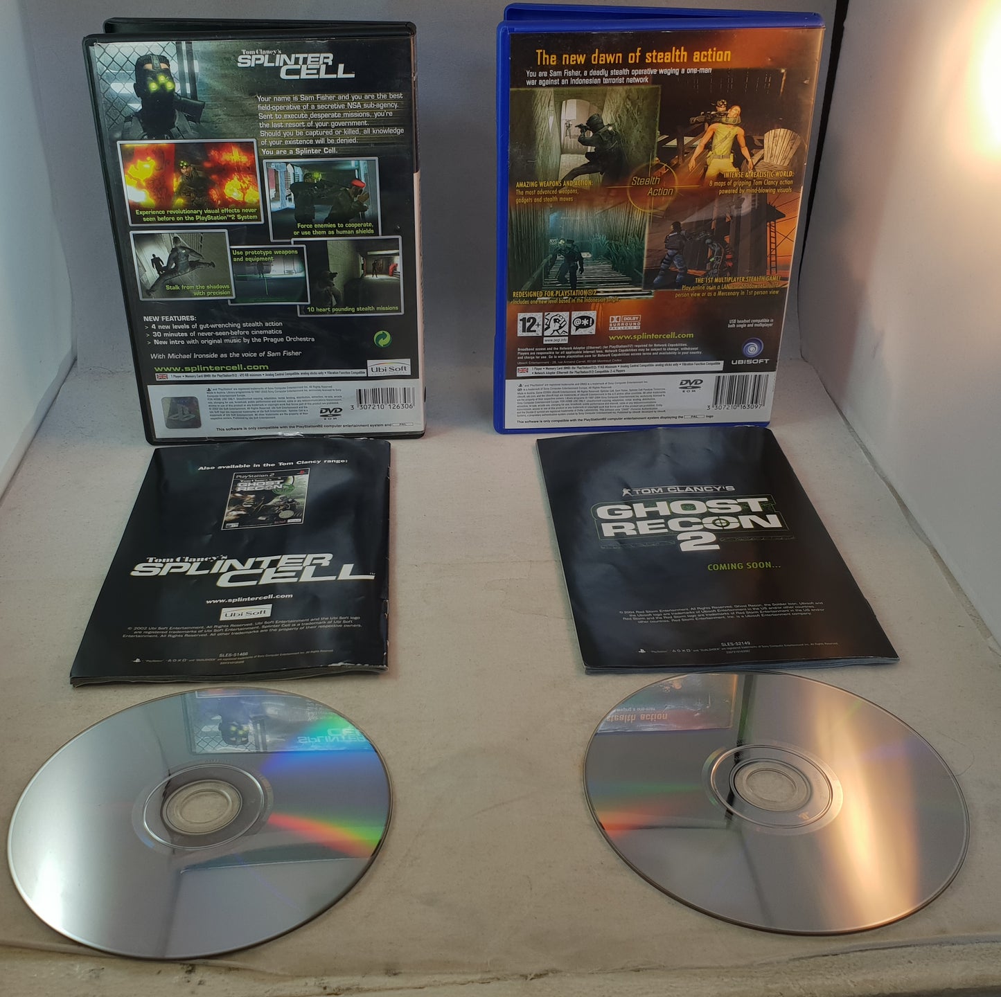 Tom Clancy's Splinter Cell & Pandora Tomorrow Sony Playstation 2 (PS2) Game Bundle