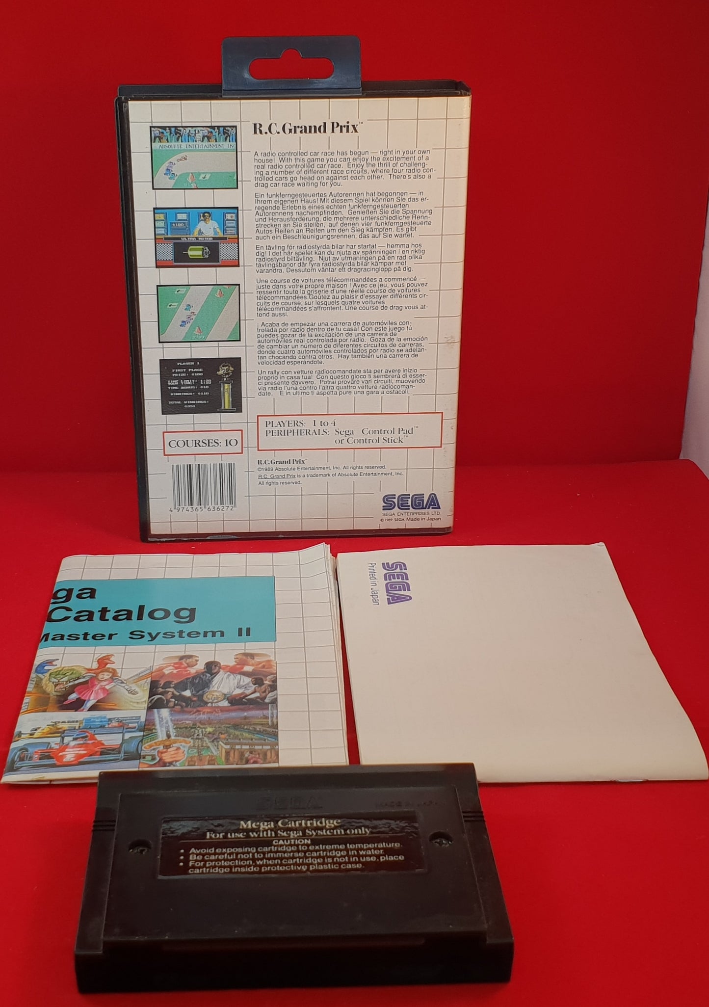 R.C. Grand Prix Sega Master System Game
