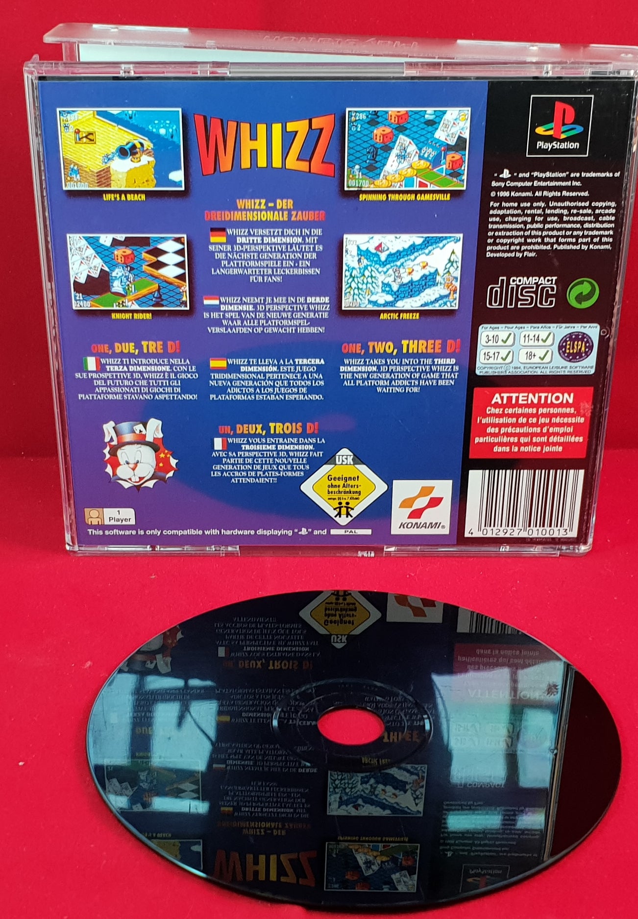Whizz Sony Playstation 1 (PS1) Game