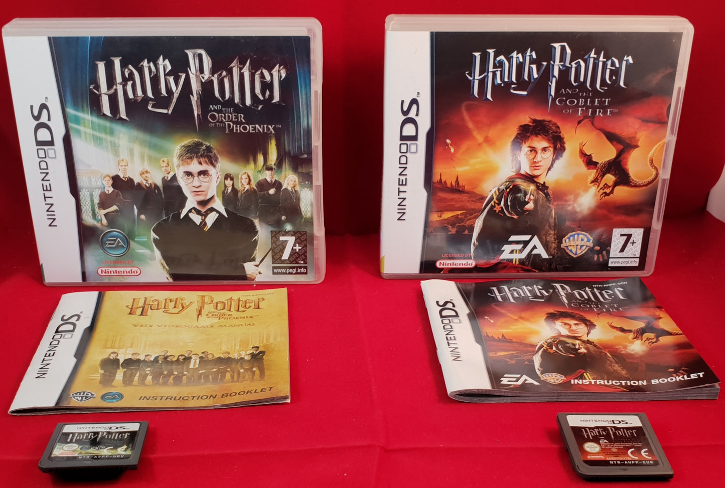 Harry Potter and the Goblet of Fire & The Order of the Phoenix Nintendo DS Game Bundle
