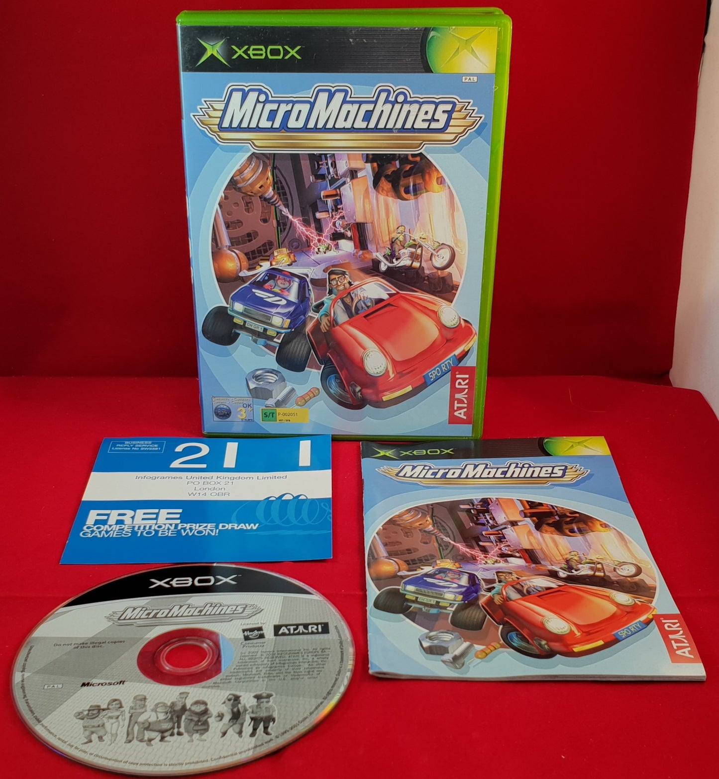 Micro Machines Microsoft Xbox Game