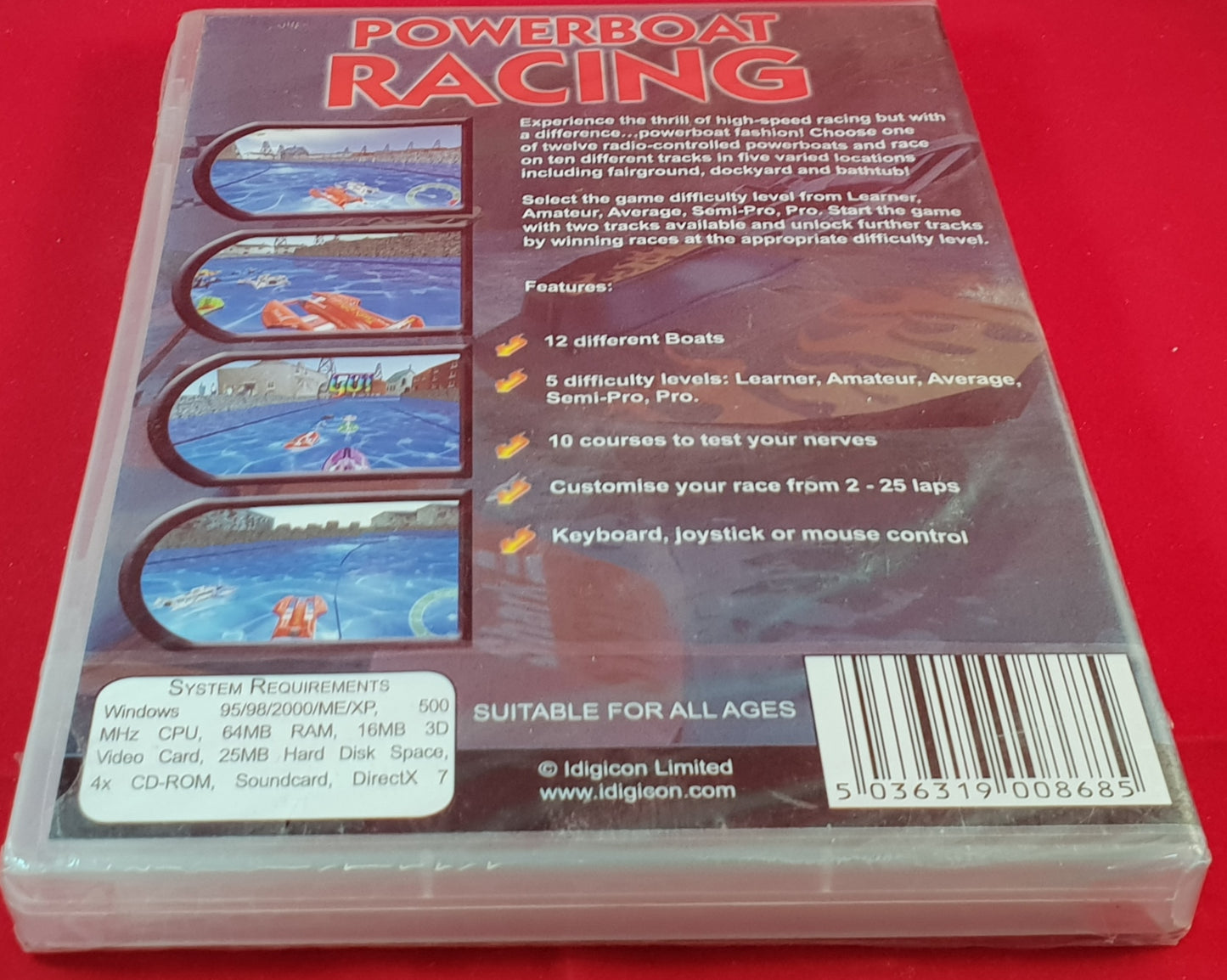 Brand New and Sealed Powerboat Racing PC Game