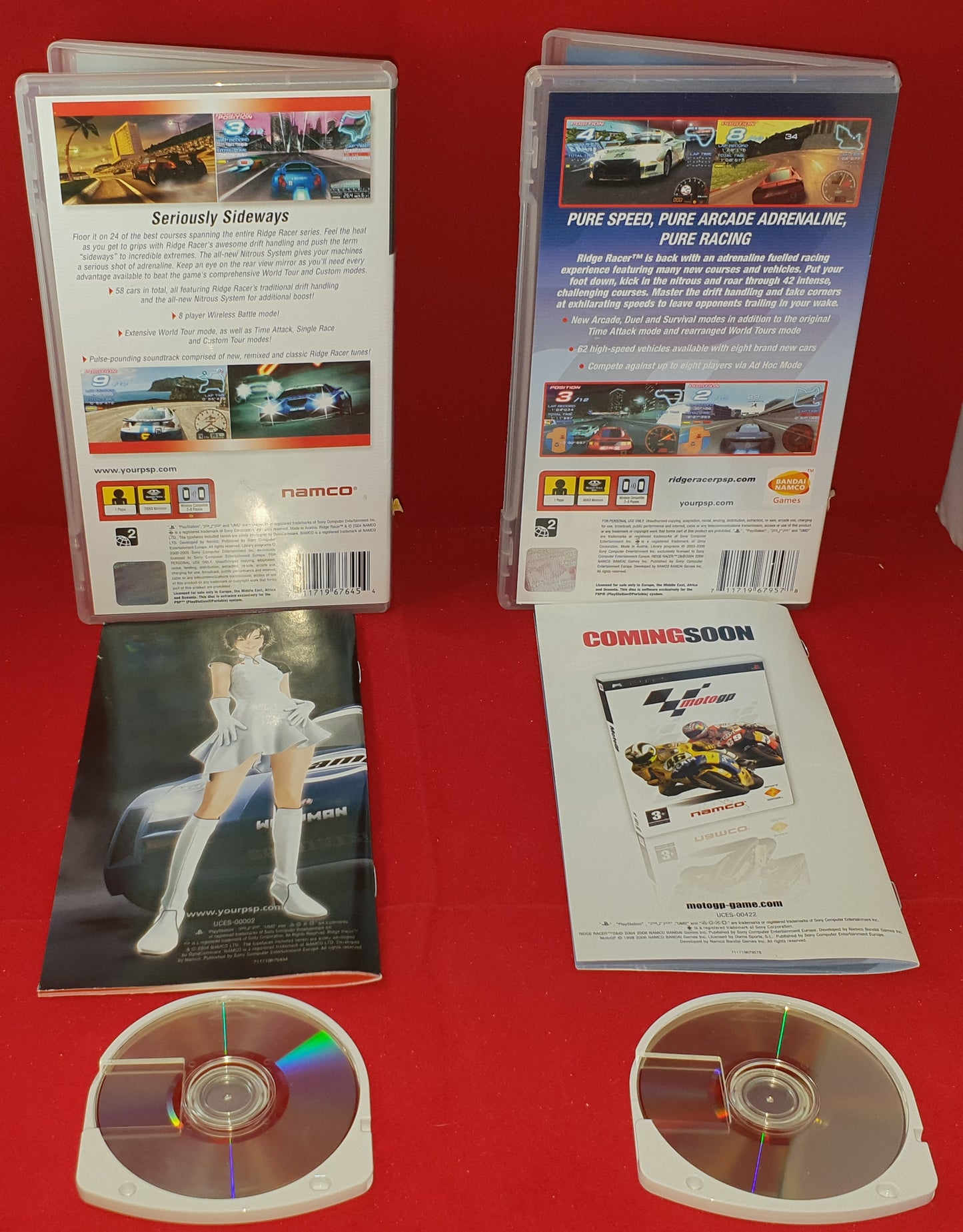Ridge Racer 1 & 2 Sony PSP Game Bundle