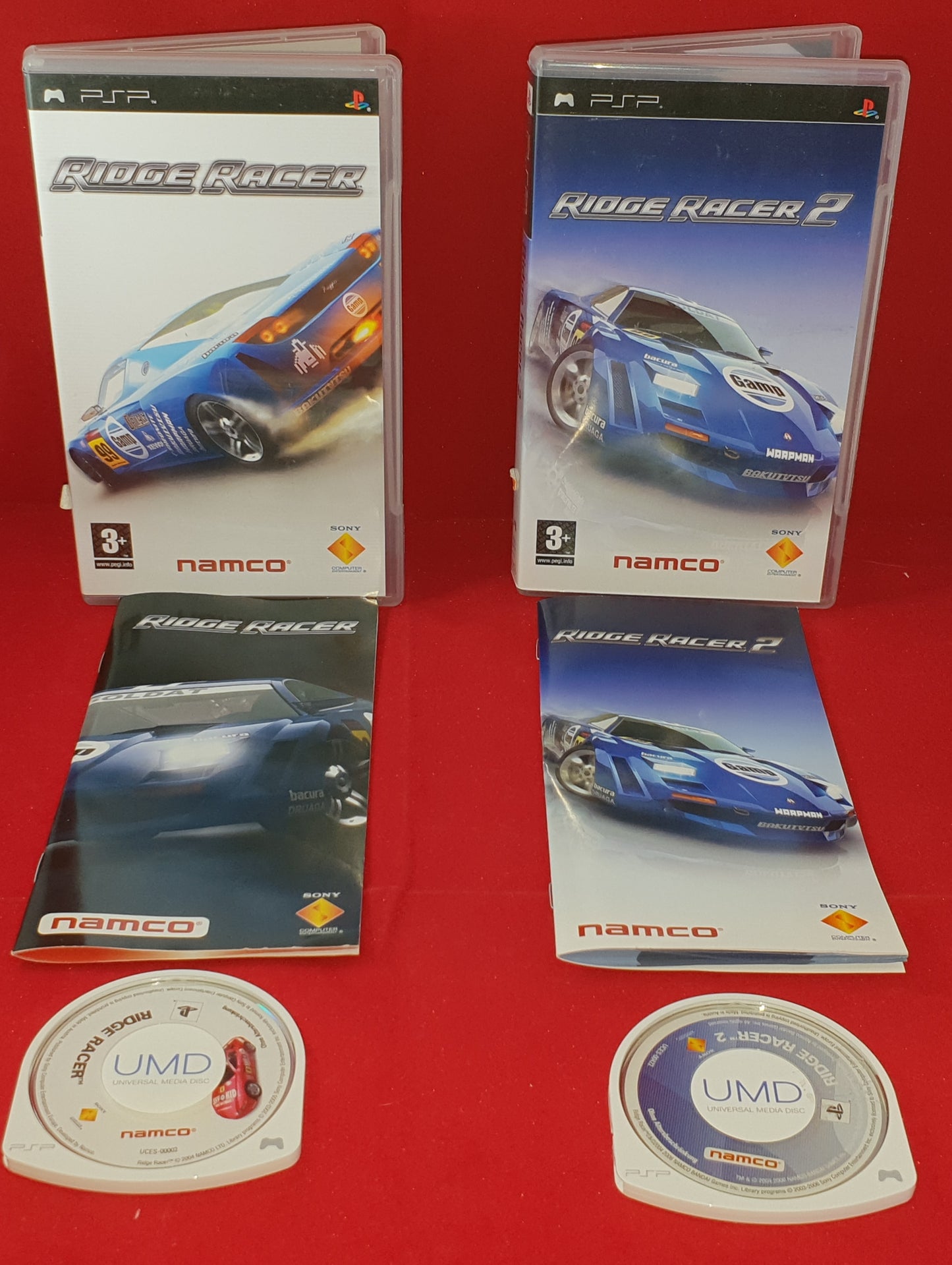 Ridge Racer 1 & 2 Sony PSP Game Bundle