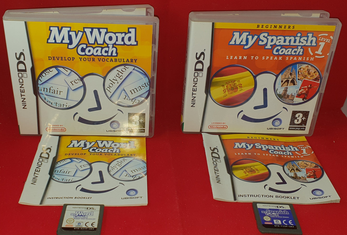 My Word Coach & My Spanish Coach Nintendo DS Game Bundle