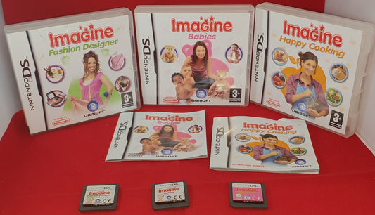 Imagine Happy Cooking, Babies & Fashion Designer Nintendo DS Game Bundle