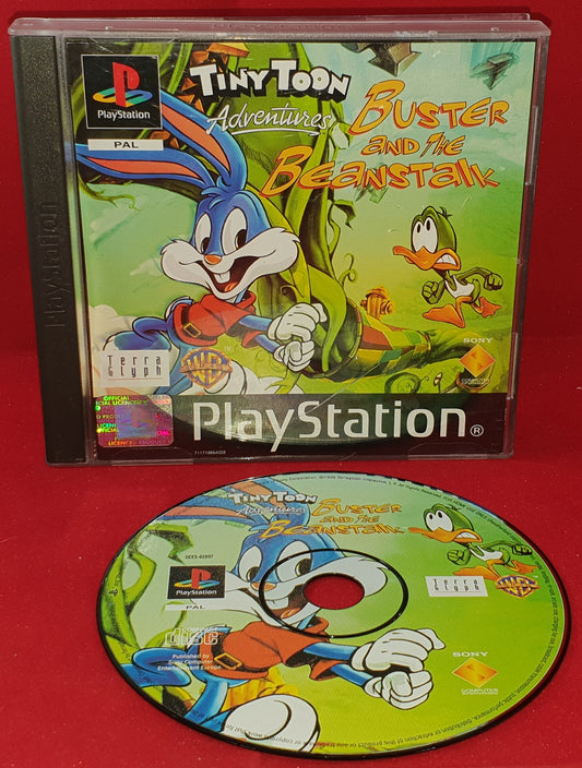 Tiny Toon Adventures Buster and the Beanstalk No Manual Sony Playstation 1 (PS1) Game