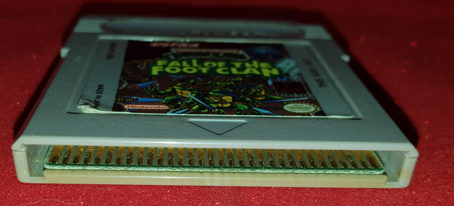 Teenage Mutant Hero Turtles Fall of the Foot Clan Nintendo Game Boy Game