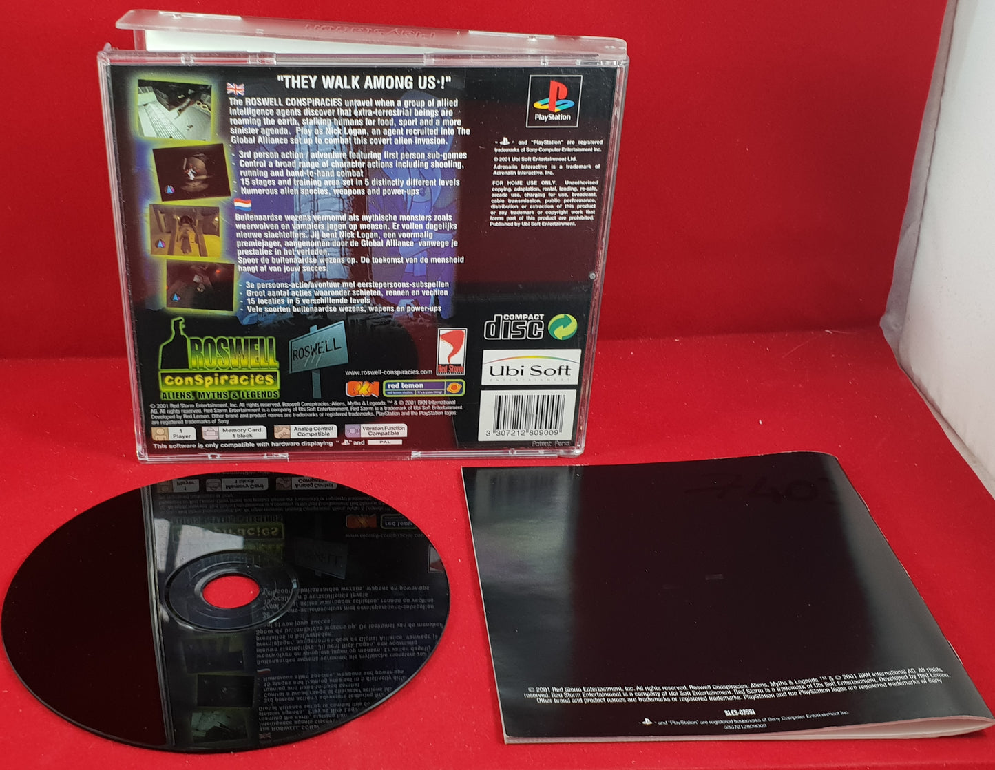 Roswell Conspiracies Aliens, Myths & Legends Sony Playstation 1 (PS1) Game
