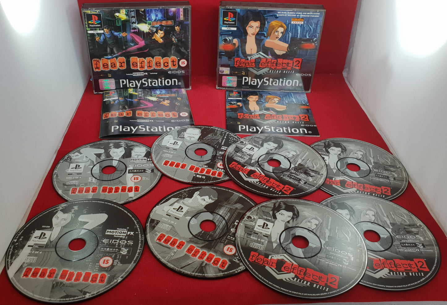 Fear Effect 1 & 2 Sony Playstation 1 (PS1) Game Bundle