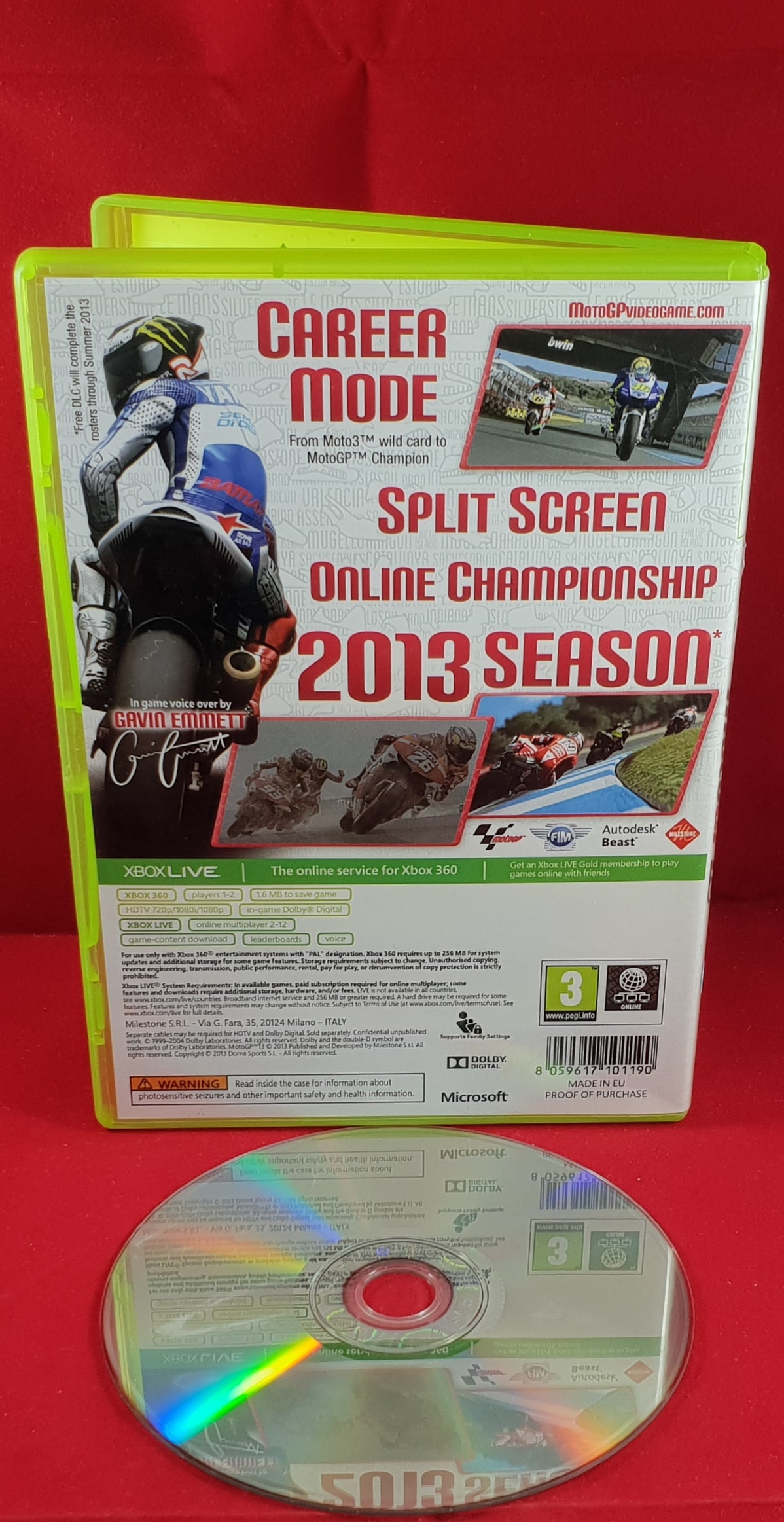 MotoGp 13 Microsoft Xbox 360 Game