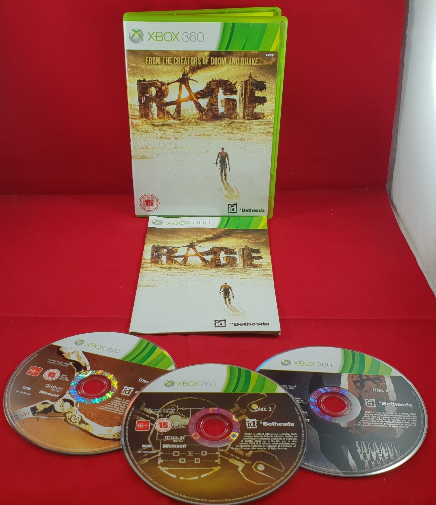 Rage Microsoft Xbox 360 Game