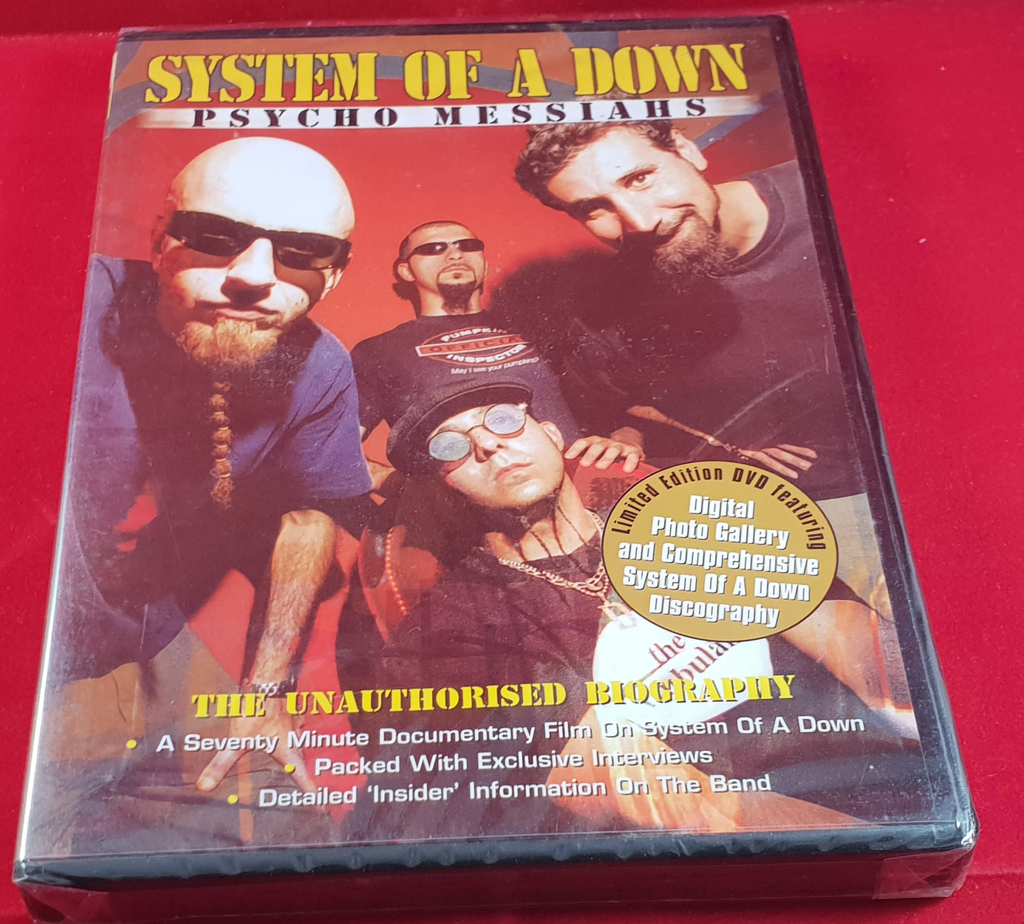 Brand New and Sealed System of a Down Psycho Messiahs DVD