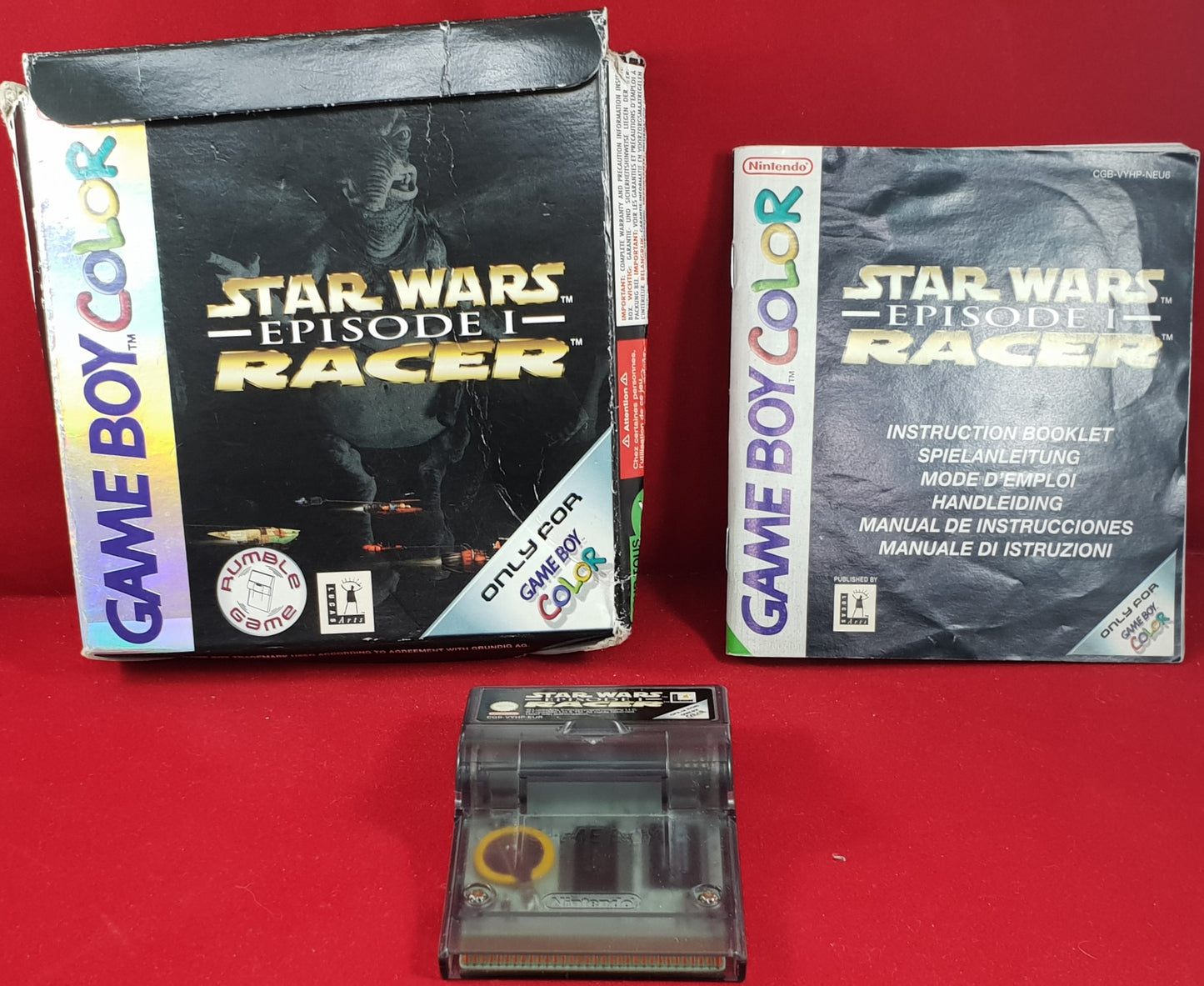 Star Wars Episode I Racer Nintendo Game Boy Color Game