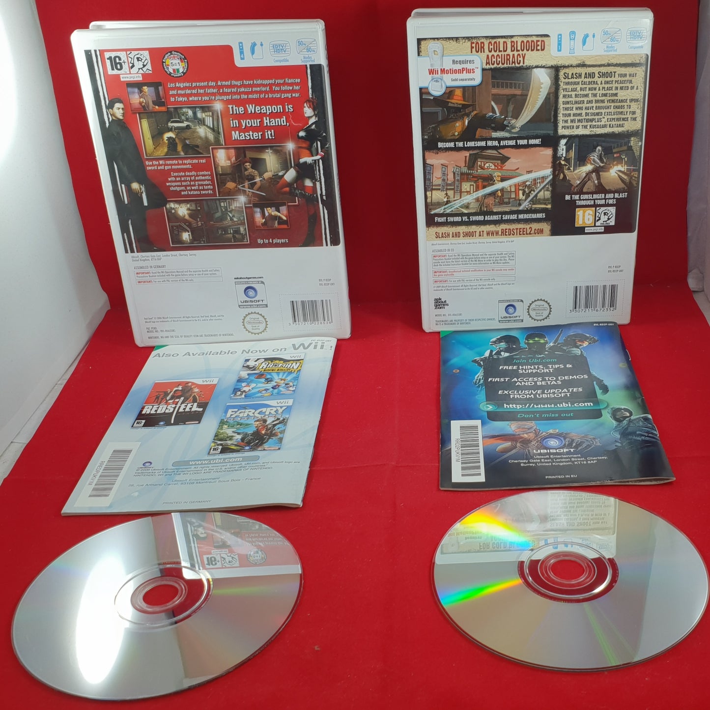 Red Steel 1 & 2 Nintendo Wii Game Bundle
