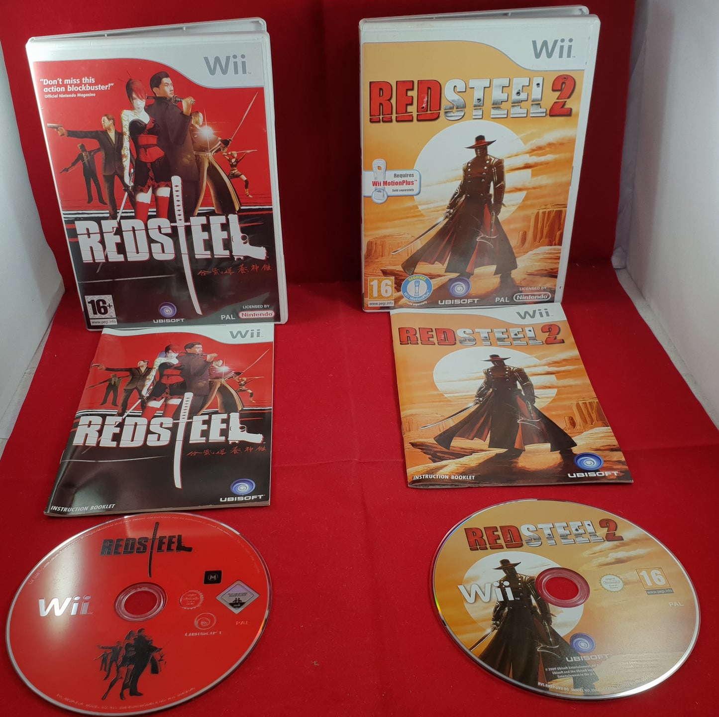 Red Steel 1 & 2 Nintendo Wii Game Bundle