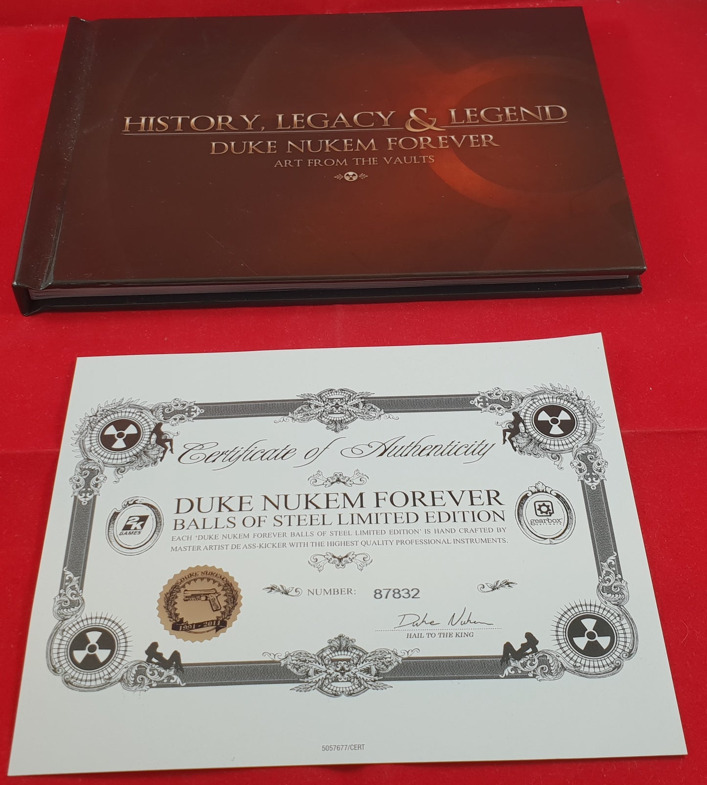 History, Legacy & Legend Duke Nukem Forever Art from the Vaults Art Book