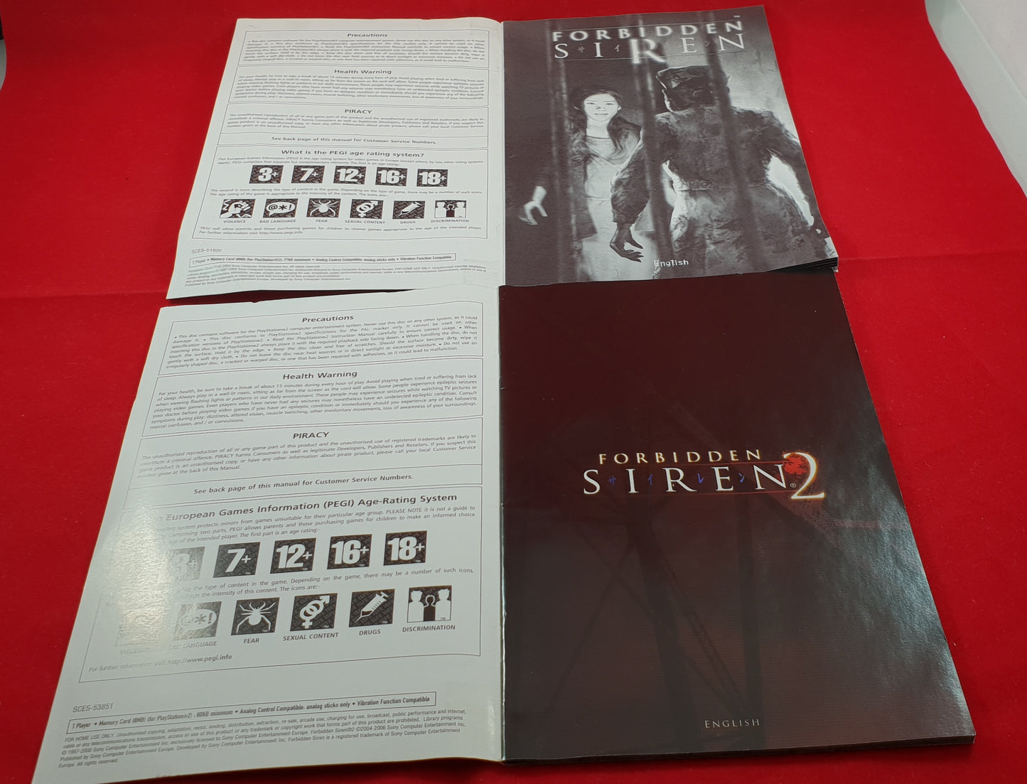 Forbidden Siren 1 & 2 Sony Playstation 2 (PS2) Game Bundle