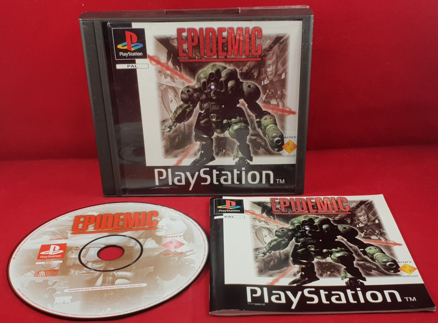 Epidemic Sony Playstation 1 (PS1) Game