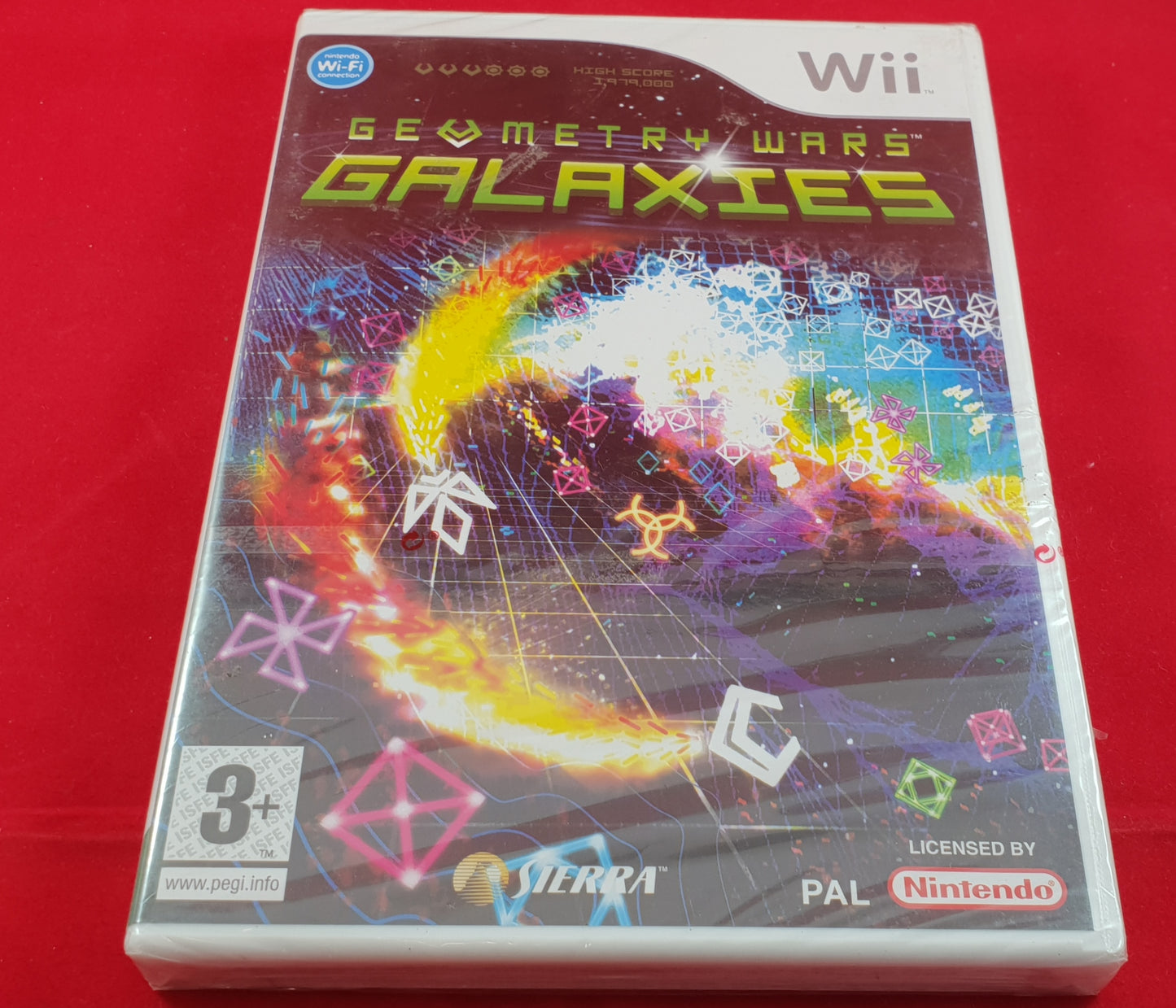 Brand New and Sealed Geometry Wars Galaxies Nintendo Wii Game
