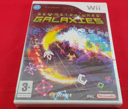 Brand New and Sealed Geometry Wars Galaxies Nintendo Wii Game