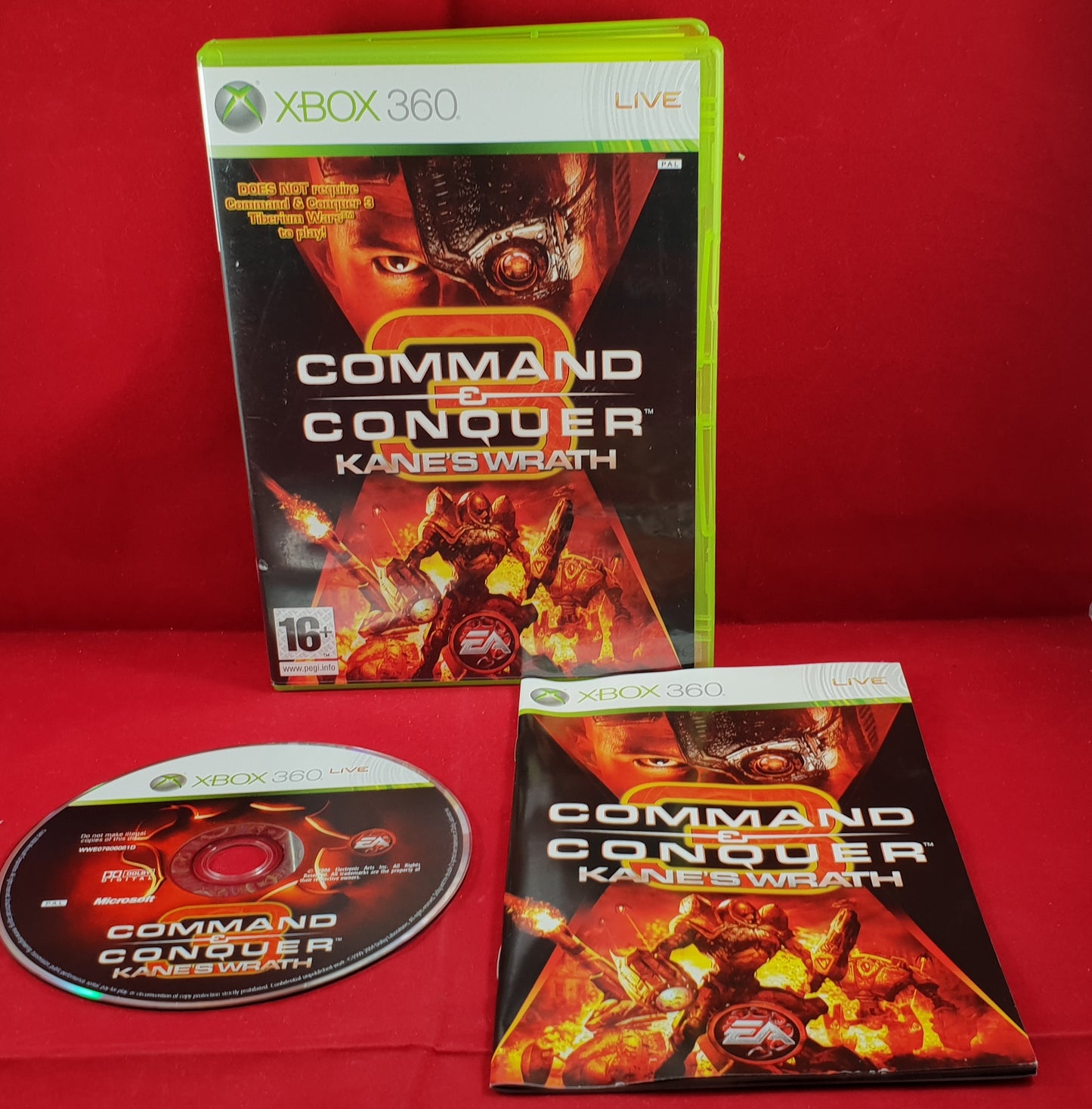 Command & Conquer 3: Kane's Wrath Microsoft Xbox 360 Game