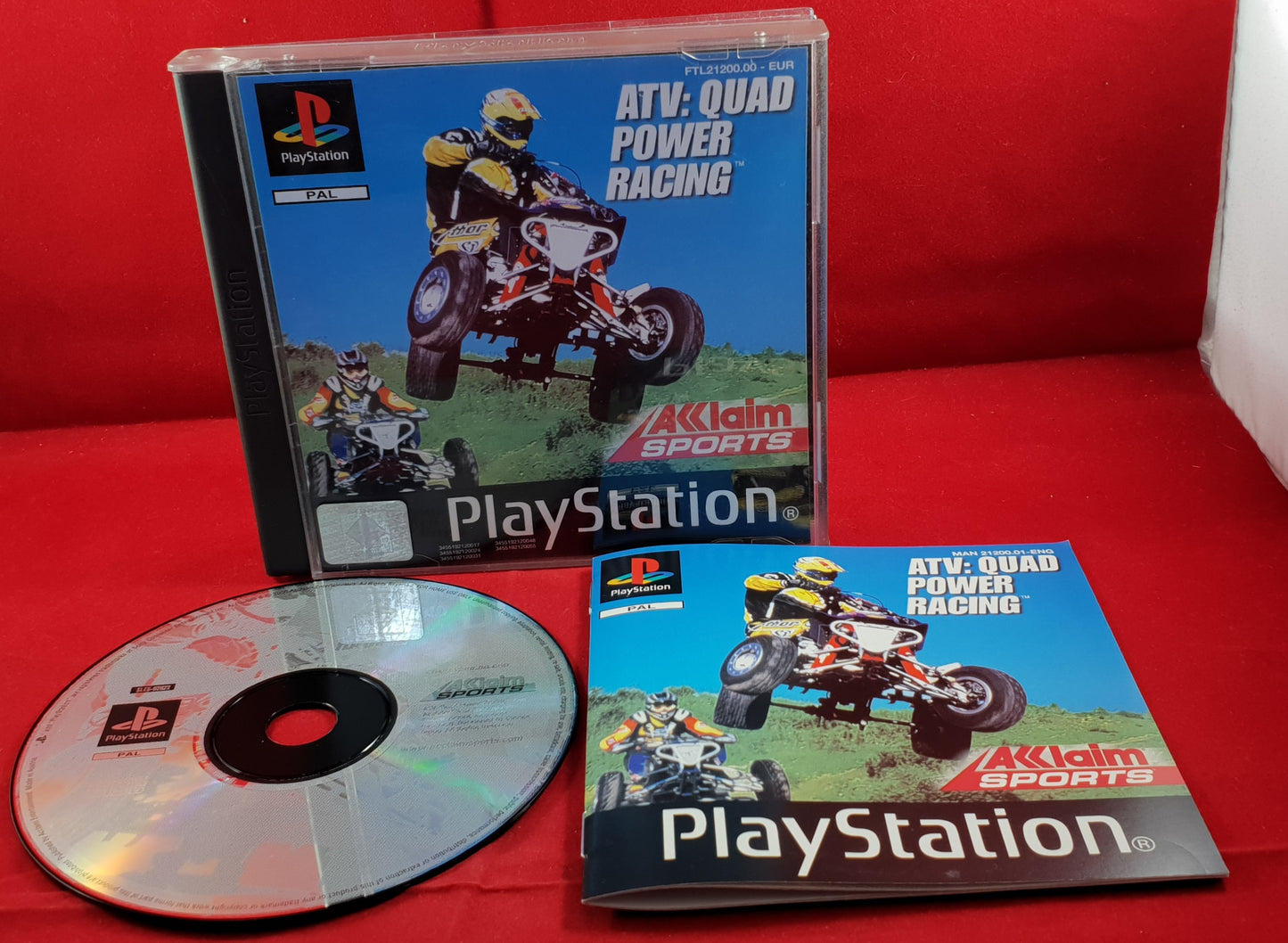 ATV Quad Power Racing Sony Playstation 1 (PS1) Game