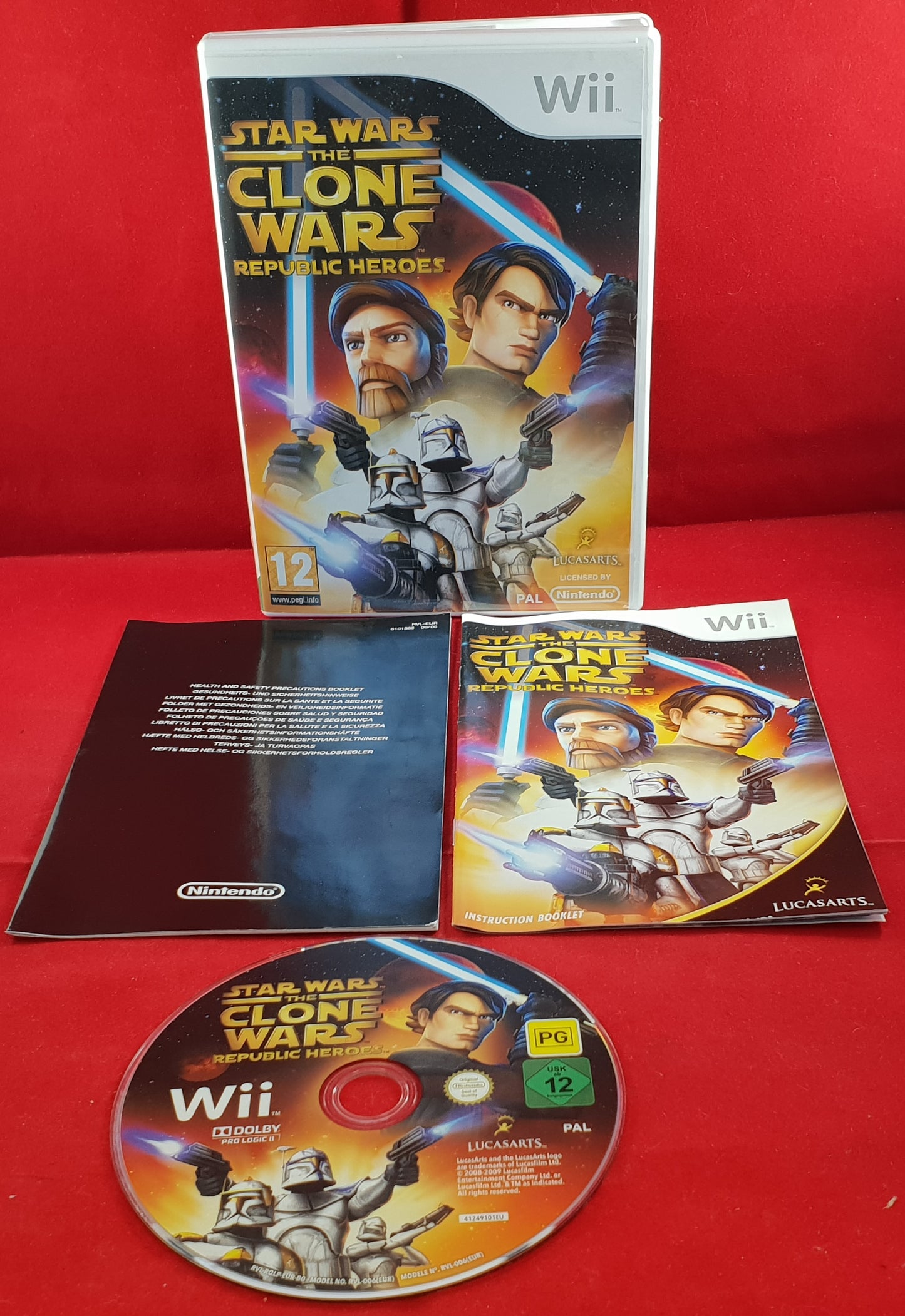 Star Wars the Clone Wars Republic Heroes Nintendo Wii Game