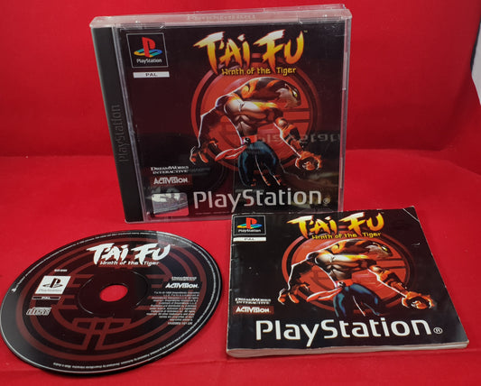 T'ai Fu Wrath of the Tiger Sony Playstation 1 (PS1) RARE Game
