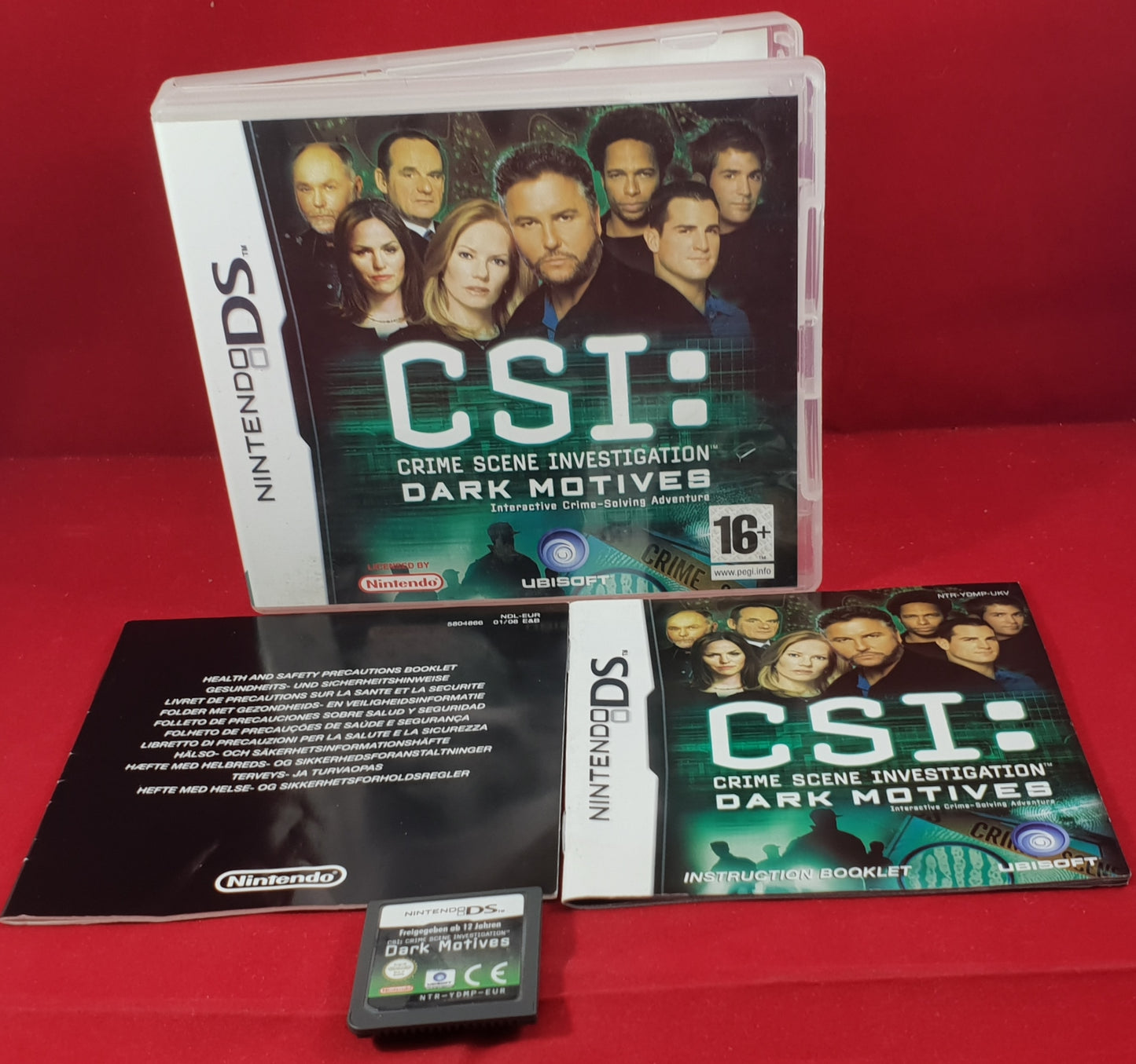 CSI Crime Scene Investigation Dark Motives Nintendo DS Game
