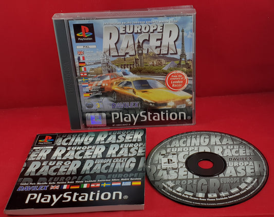 Europe Racer Sony Playstation 1 (PS1) Game