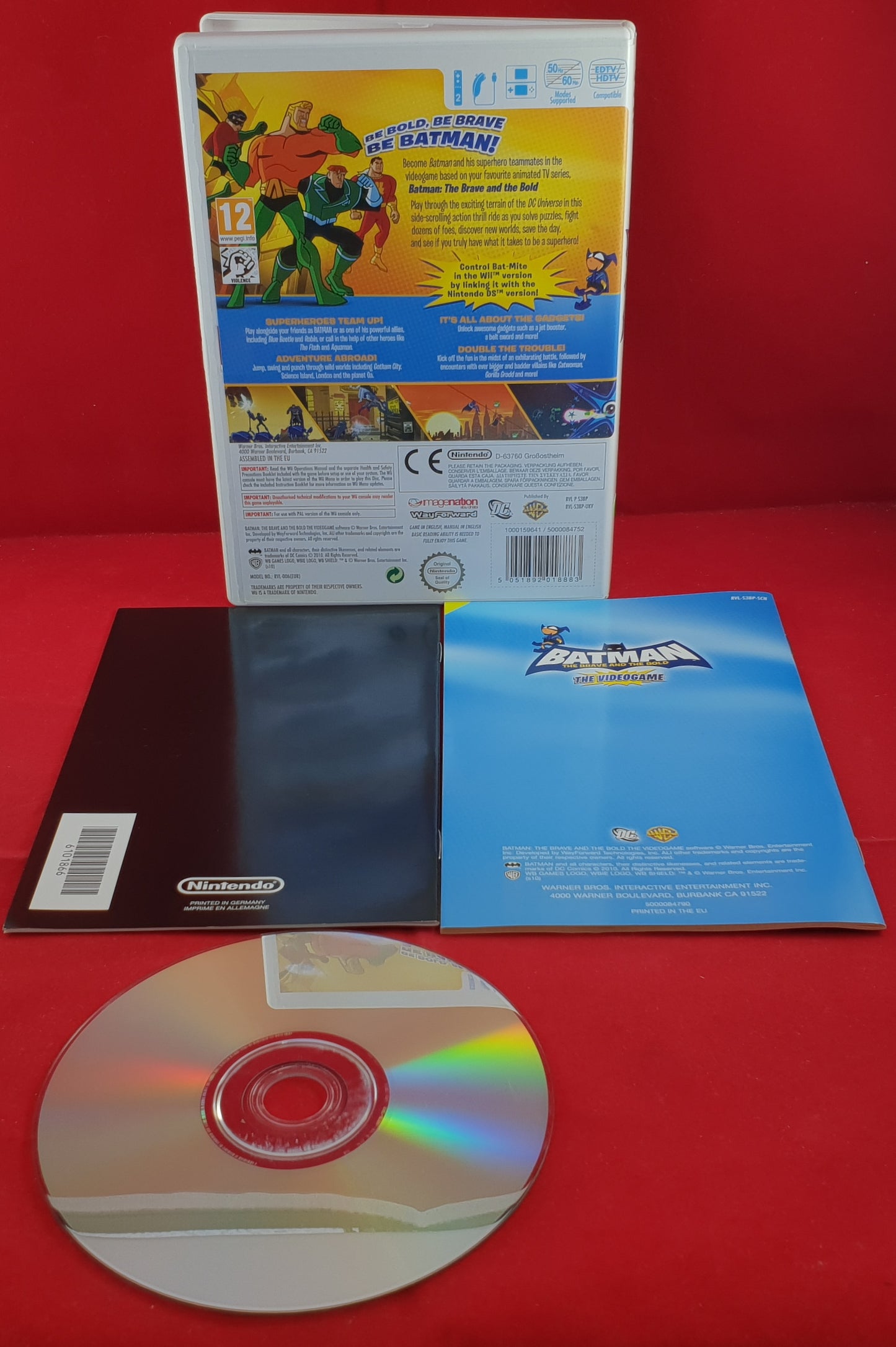 Batman the Brave and the Bold Nintendo Wii Game