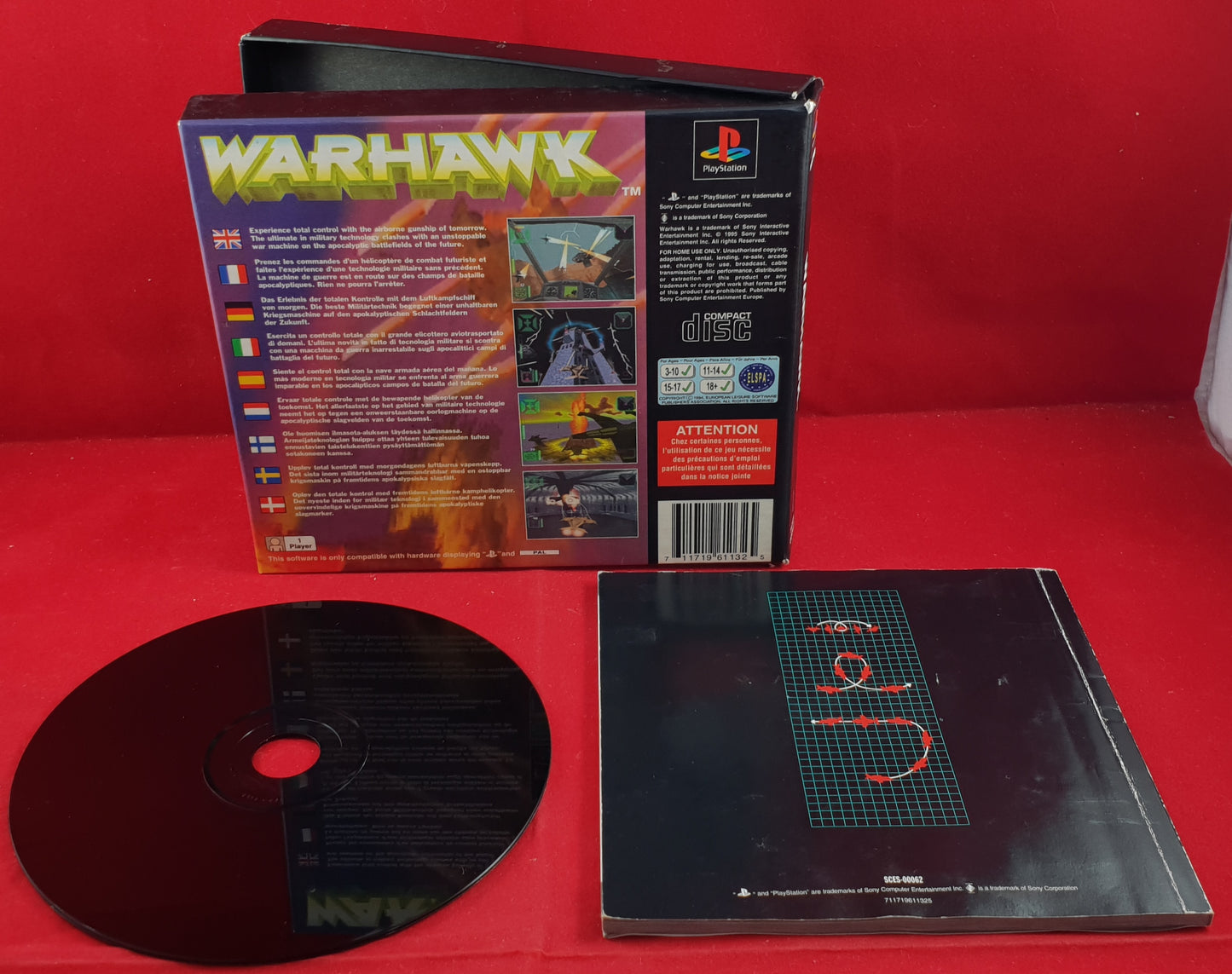 Warhawk Sony Playstation 1 (PS1) Game
