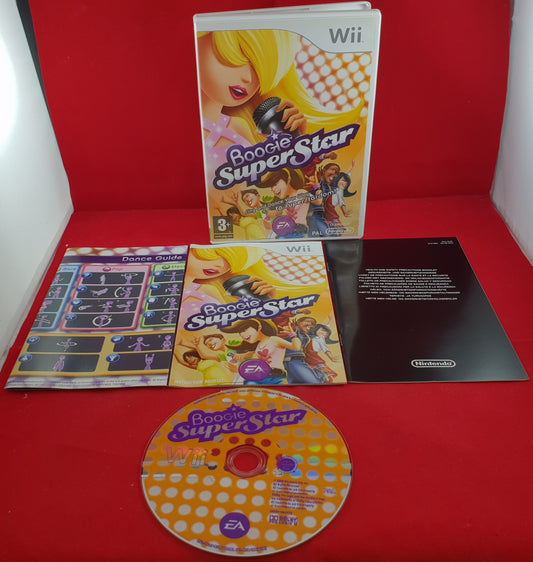 Boogie Superstar complete with Dance Guide/Poster Nintendo Wii Game