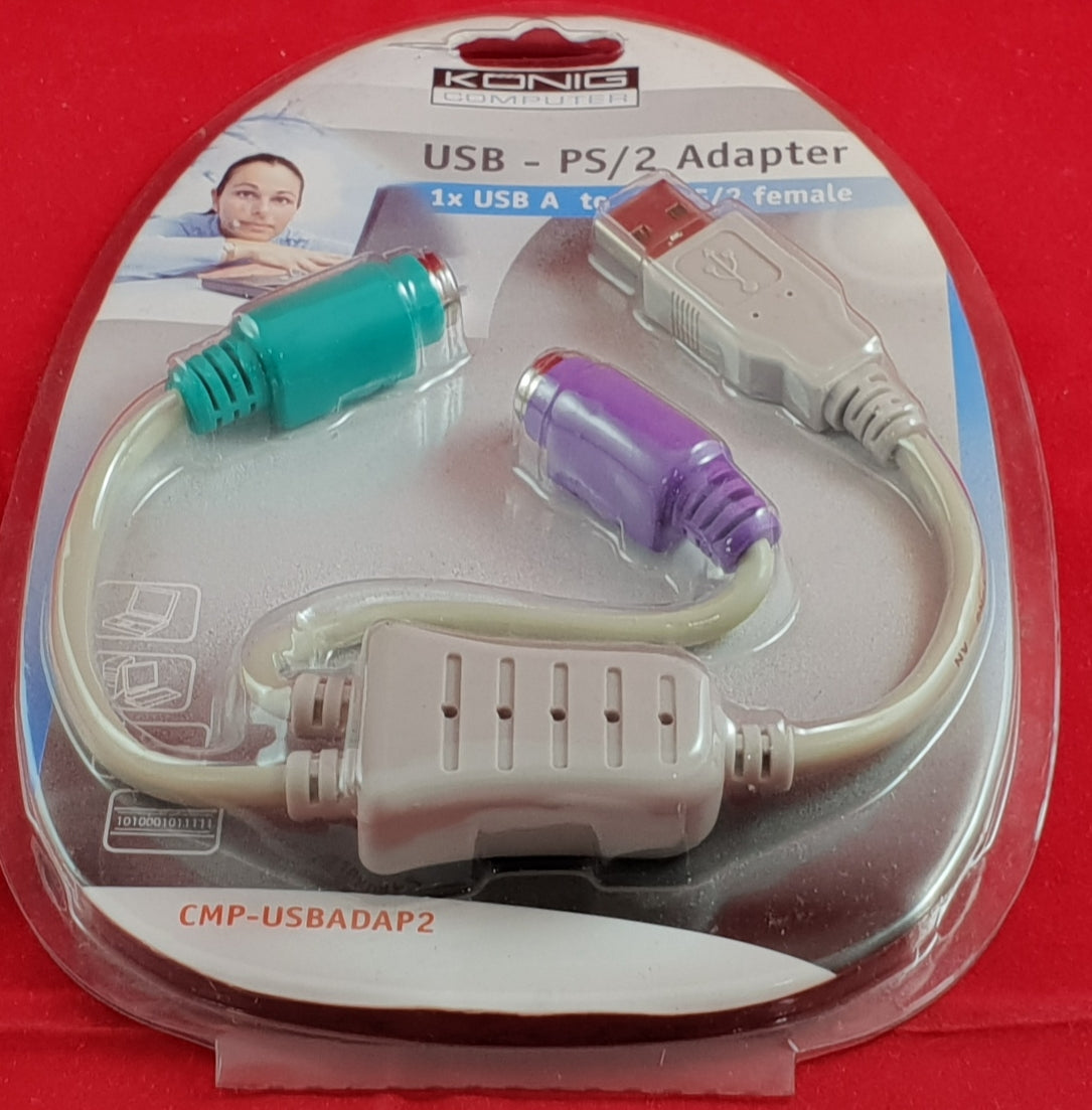 Brand New and Sealed USB PS/2 Adapter Accessory