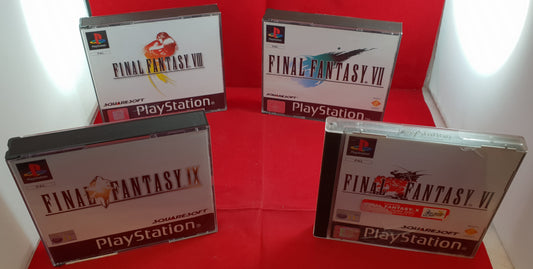 Final Fantasy X4 Black Label Sony Playstation 1 (PS1) Game Bundle