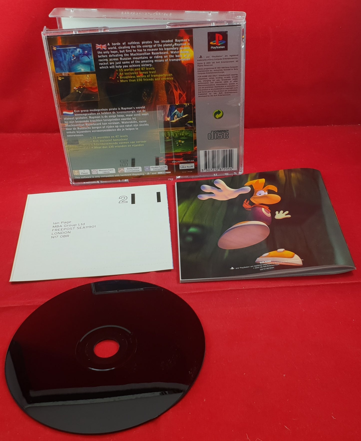Rayman 2 the Great Escape Platinum Sony Playstation 1 (PS1)